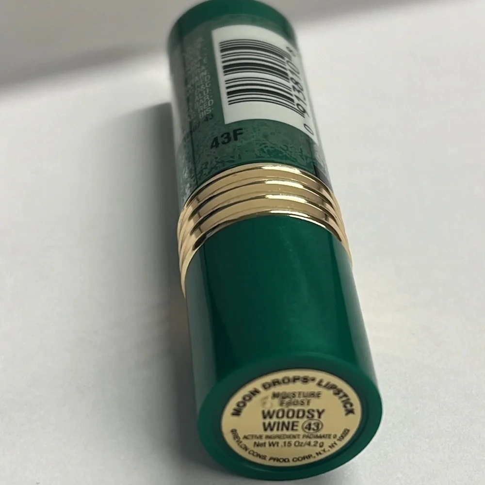 Revlon Woodsy Wine 43 Discontinued ORIGINAL Green Tube Lipstick - New Unused